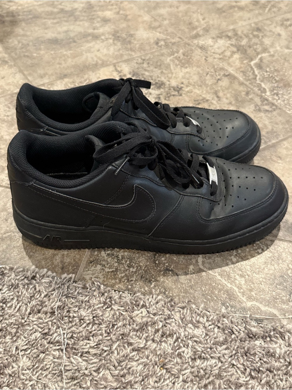 🤍Nike Men's Air Force 1 Low triple black